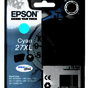 CARTUCHO EPSON 27XL CIAN WF3620SS