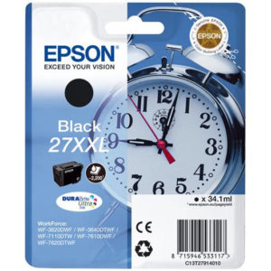 CARTUCHO EPSON 27XXL NEGRO WF3620SS