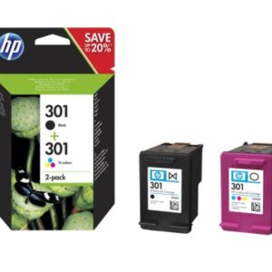 CARTUCHO HP 301 PACK 2 NEGRO-COLOR